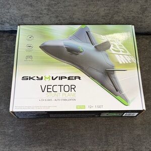 Vector Stunt Plane - Black and Green